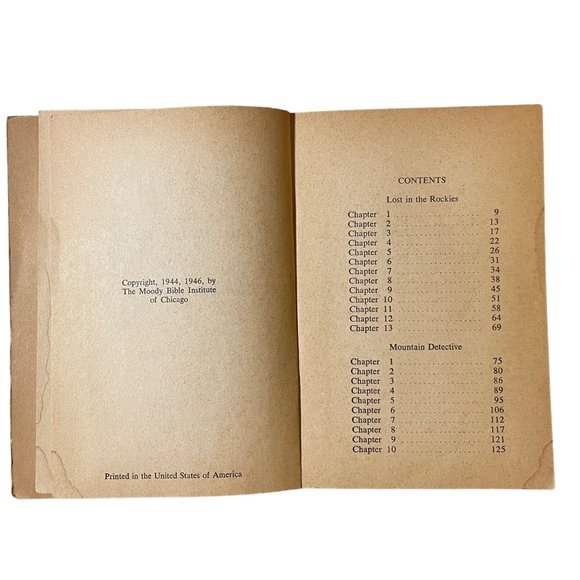 Vintage RARE 1946 Winky Lost in the Rockies and Mountain Detective Ken Anderson - Picture 5 of 7